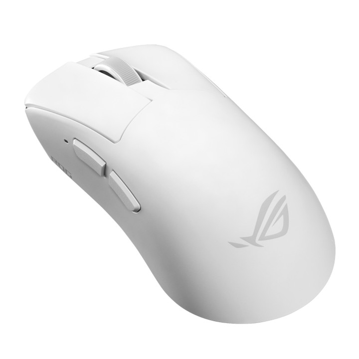 Безжична геймърска мишка ASUS ROG Gladius IV Ace, 65000 DPI, ROG AimPoint Pro, 2.4GHz/Bluetooth, Бял - 90MP04R0-BMUA10 - 2