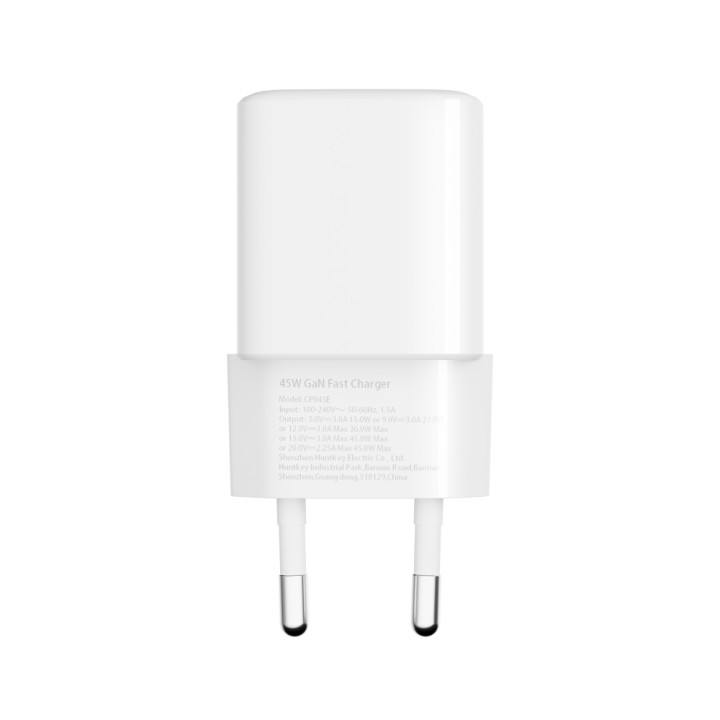 Зарядно устройство Honor Choice, 45W GaN, USB Type-C, White - 6946333021135 - 1