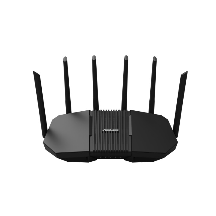 Безжичен рутер ASUS RT-BE90U, Tri-Band WiFi 7 BE9400, 3 x 2.5Gbps LAN, 1 x 2.5Gbps WAN, USB 3.2 Gen 1, AiMesh - 90IG0A30-MO9C10 