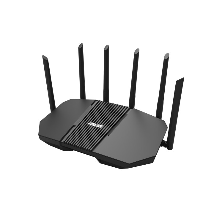 Безжичен рутер ASUS RT-BE90U, Tri-Band WiFi 7 BE9400, 3 x 2.5Gbps LAN, 1 x 2.5Gbps WAN, USB 3.2 Gen 1, AiMesh - 90IG0A30-MO9C10 