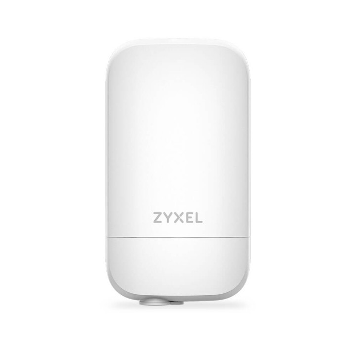 Външен Access Point Zyxel NWA55AXPTP, Wi-Fi 6 AX1800, 2x2 MU-MIMO, 2.4GHz 287Mbps/5GHz 2400Mbps, Point to Point, 1x 1GbE LAN, Po