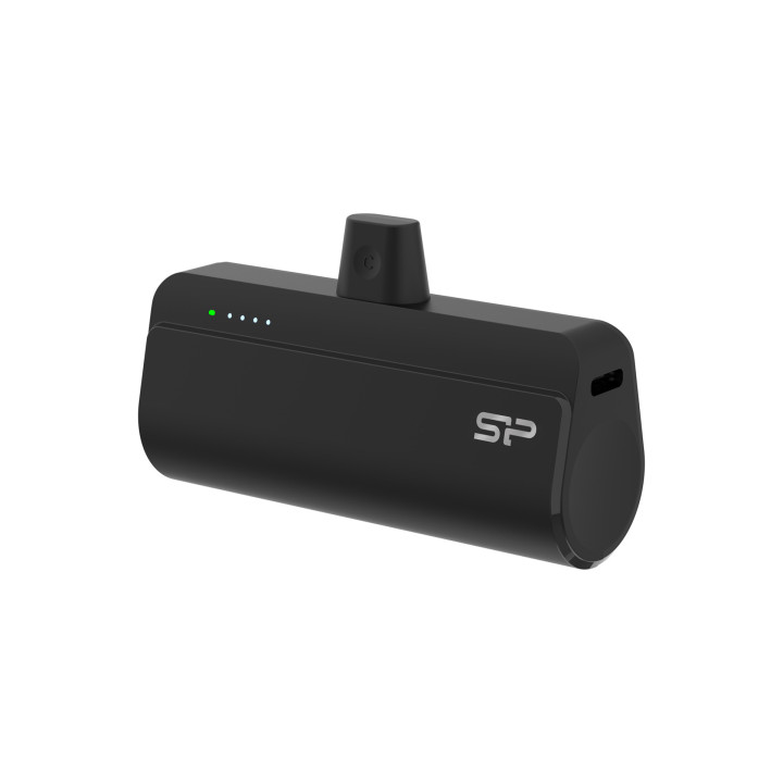 Външна батерия Silicon Power QD50, 5000mAh, USB-C, Черен - SP5K0MAPBKQD500K - 1