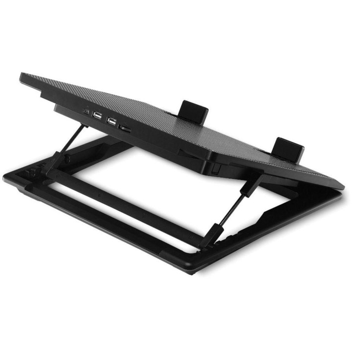 Охладител за лаптоп Cooler Master ERGOSTAND Lite, до 15.6", 160mm вентилатор, 700-1400 RPM, 21dB, USB 2.0 - R9-NBS-ESLK-GP - 2