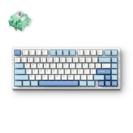 Bluetooth механична нископрофилна геймърска клавиатура MCHOSE G75 Pro, 75% Layout, Tofu Switch v2 Linear, Hot-Swappable, RGB, US