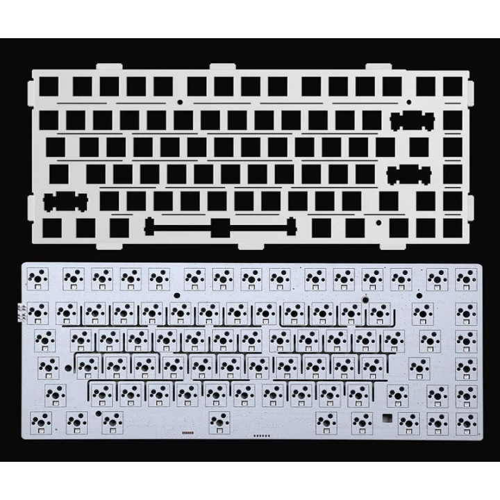 Bluetooth механична нископрофилна геймърска клавиатура MCHOSE G75 Pro, 75% Layout, Tofu Switch v2 Linear, Hot-Swappable, RGB, US