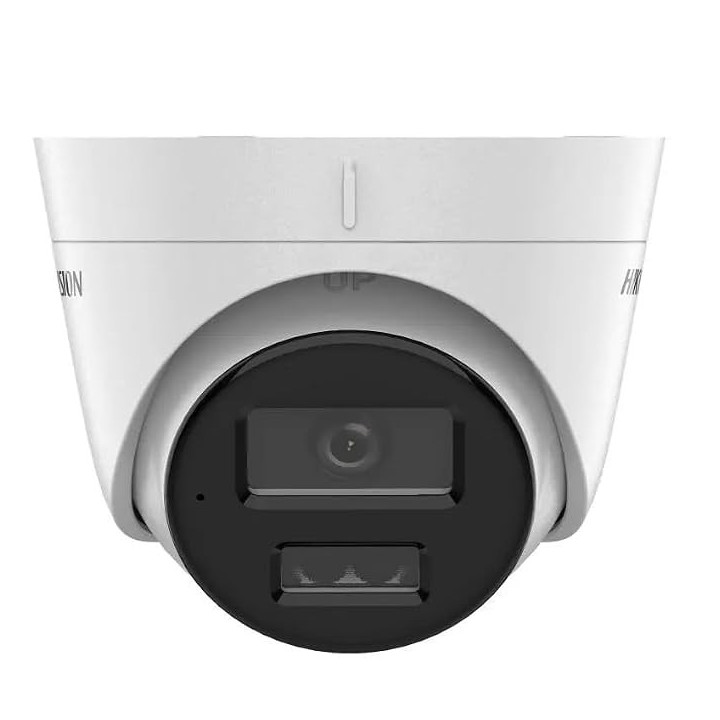 IP камера HikVision DS-2CD1363G2-LIU, 6MP, 2.8mm, Turret, PoE, IR 20-30m, Smart hybrid light, WDR, вграден микрофон - DS-2CD1363