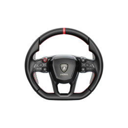Геймърски волан MOZA Lamborghini Revuelto, Wireless/кабел, вибрации, карбонови пера, алуминиева сплав, PC, черен - RS096 - 1