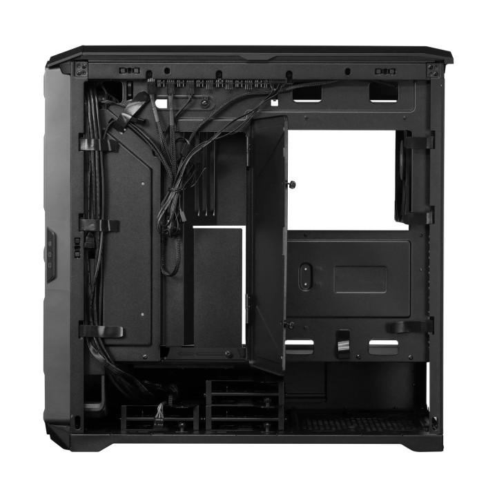 Кутия за компютър Cooler Master HAF 500, Middle Tower, E-ATX, 3x120mm вентилатора, 2x USB 3.2 Gen 1, USB-C 3.2 Gen2, Черна - H50
