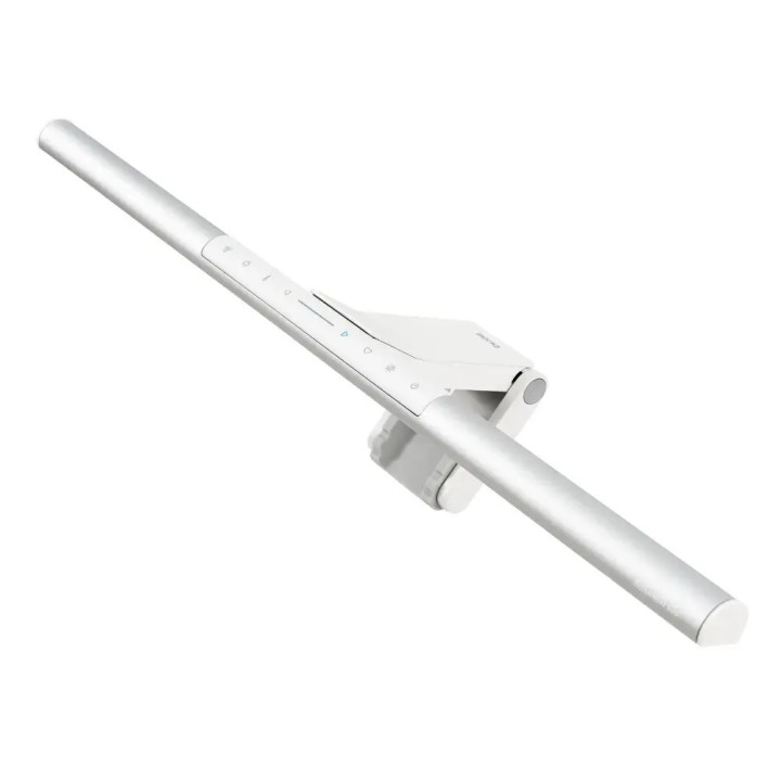 Лампа за монитор BenQ ScreenBar Pro CLIP, алуминиева, щипка, 450 x 90 x 92 мм, Silver - 9H.W4KWT.ES4 - 1