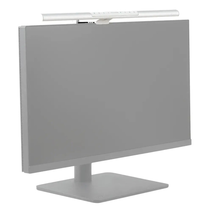 Лампа за монитор BenQ ScreenBar Pro CLIP, алуминиева, щипка, 450 x 90 x 92 мм, Silver - 9H.W4KWT.ES4 - 2