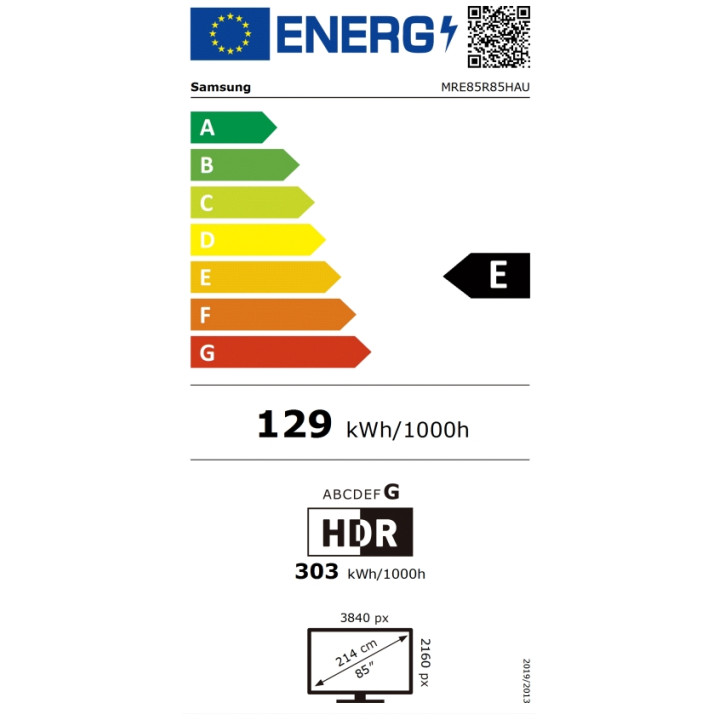 Телевизор Samsung Micro RGB MRE85R85H, 85" 4K UHD (3840x2160), 100Hz, Smart TV Tizen, Wi-Fi, DVB-T2/C/S2 - MRE85R85HAUXXH - 6