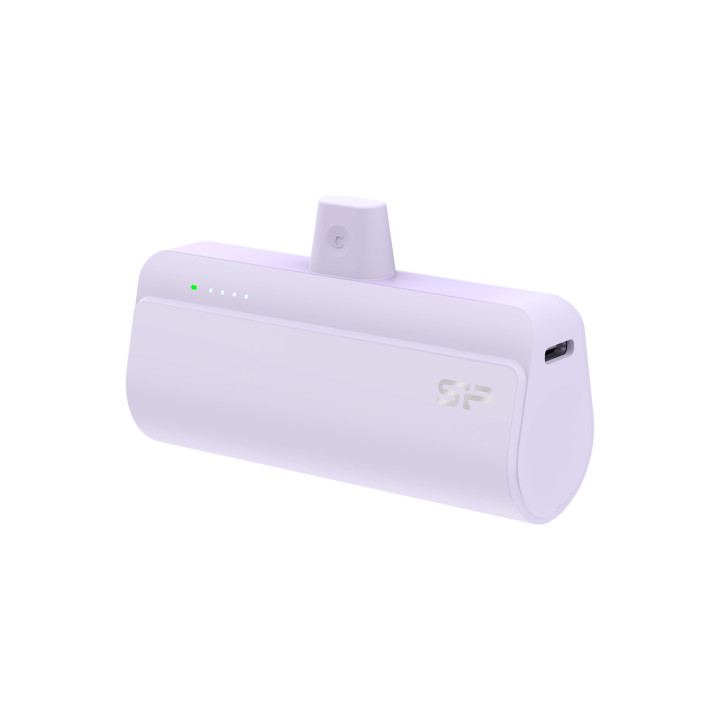 Външна батерия Silicon Power QD50, 5000mAh USB-C, Лилав - SP5K0MAPBKQD500U - 1