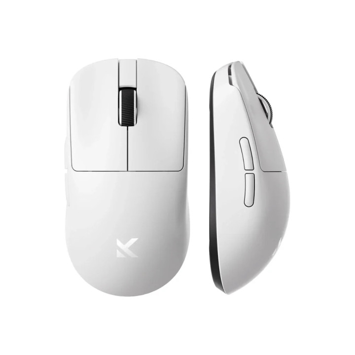 Безжична геймърска мишка MCHOSE L7 Pro White, 26000 dpi, 8000Hz, PAW3395, Kailh Optical, Bluetooth/USB, 39g - HW-L7-3KH - 2