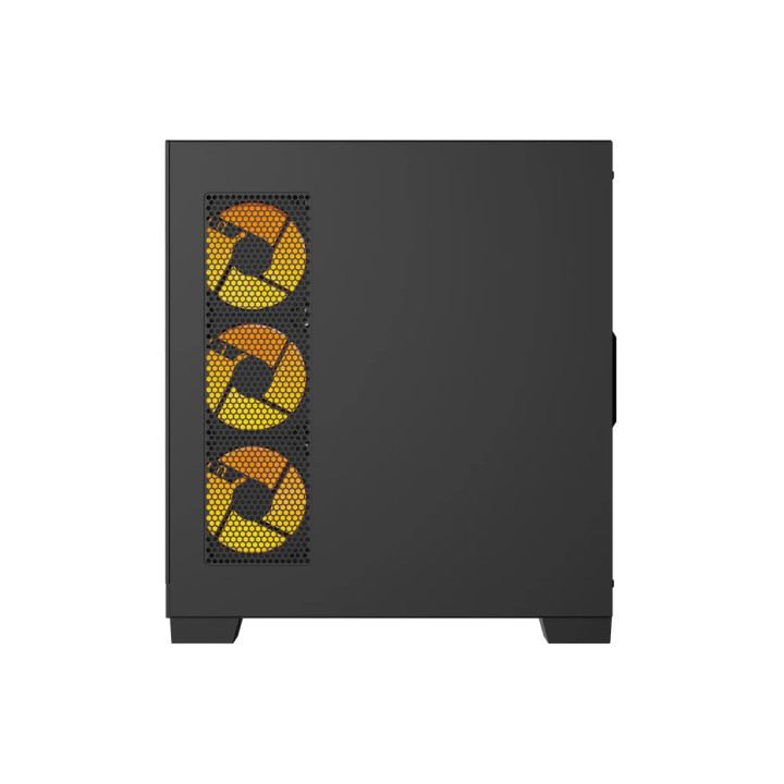 Кутия за компютър Darkflash K430, ATX Middle Tower, 6 x 120mm ARGB вентилатора, USB-C, закалено стъкло, черна - K430-6F-BK - 9