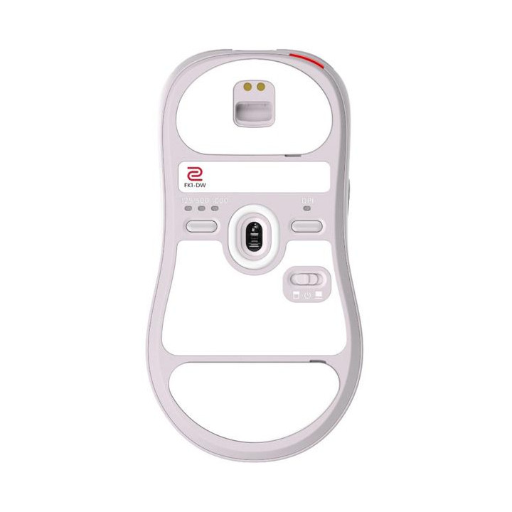 Безжична геймърска мишка ZOWIE FK1-DW, 4K, 3200 DPI, 6+1 бутона, сива - 9H.N5CBE.A9E - 3