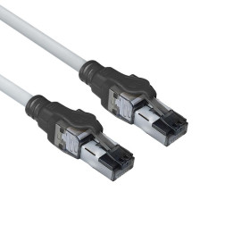Мрежов пач кабел ACT S/FTP, CAT6A, RJ-45, PoE++ 100W, 1.5 m - IB8600 - 1