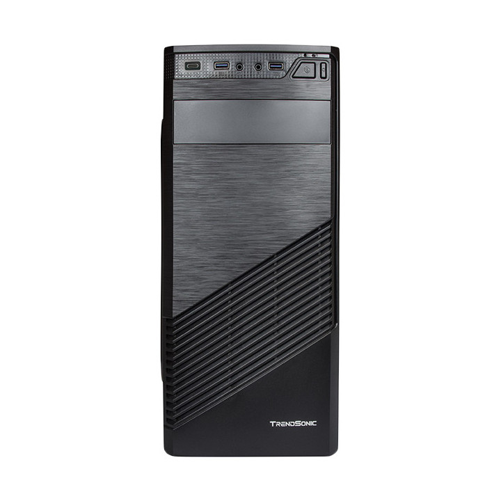 Кутия за компютър Trendsonic FC-F61A, ATX, Type C, PSU 550W 12 cm, Black - FC-F61A-USB-C - 2