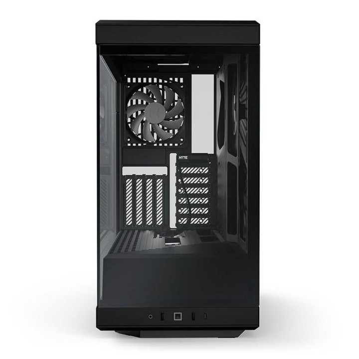 Кутия за компютър HYTE Y40 Tempered Glass, Mid-Tower, черен - GEHY-012