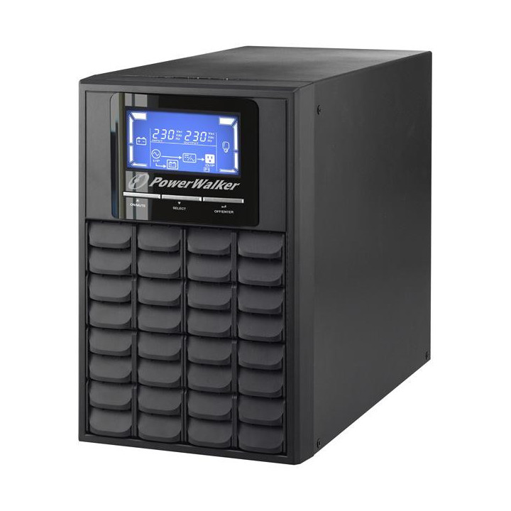 Токозахранващо устройство Powerwalker VFI 1000C LCD, 1000VA, On-Line