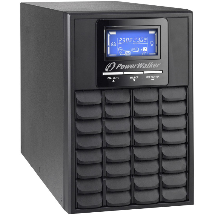 Токозахранващо устройство Powerwalker VFI 1000C LCD, 1000VA, On-Line
