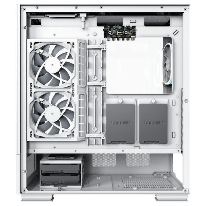 Кутия за компютър MONTECH SKY TWO ARGB, TG, Mid-Tower бял - GEMT-008