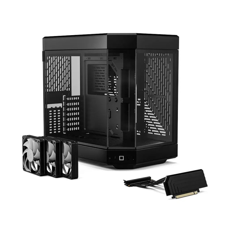 Кутия за компютър HYTE Y60 Tempered Glass, Mid-Tower, черен - GEHY-008