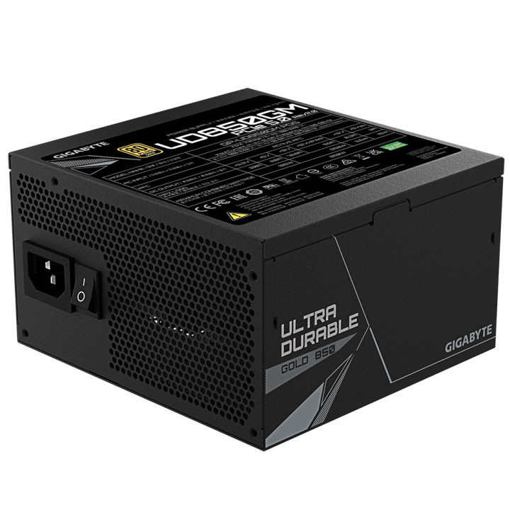Захранване Gigabyte UD850GM PG5, 850W, 80  GOLD, Modular, ATX 3.0, PCIe 5.0 Ready - GP-UD850GM PG5