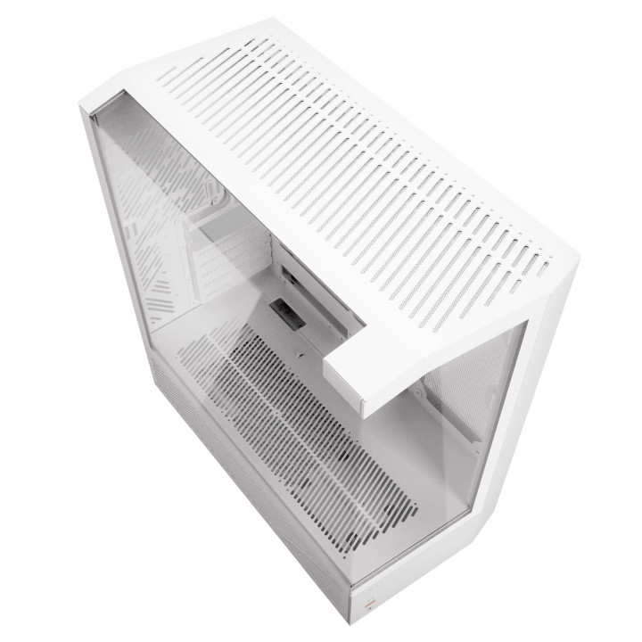 Кутия за компютър Darkflash DY460 White, ATX Middle Tower, 4 x 120mm ARGB вентилатора, Tempered glass, USB-C - DY460-4F-WH - 11