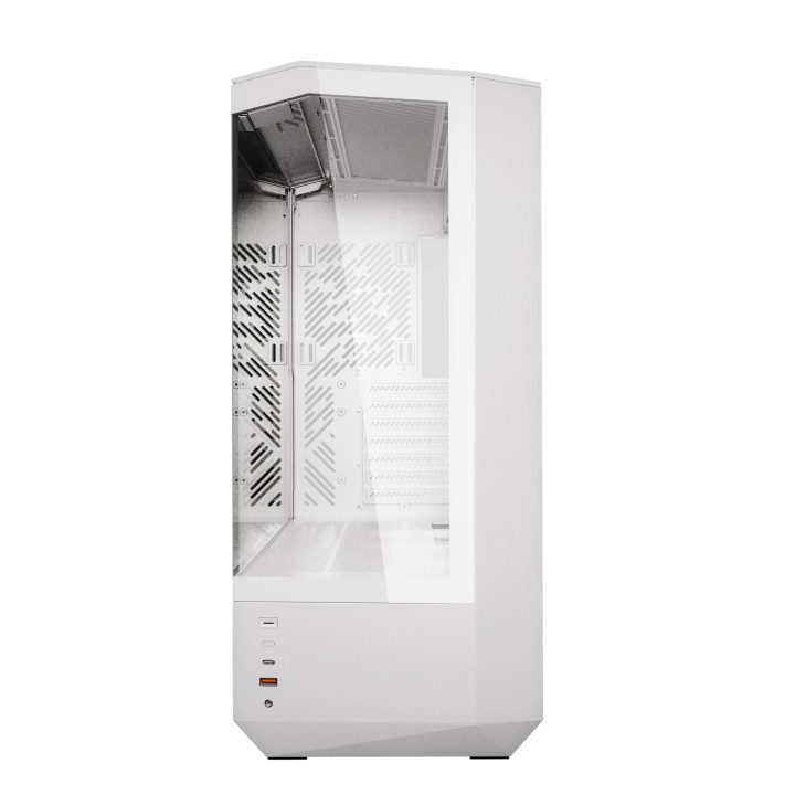 Кутия за компютър Darkflash DY460 White, ATX Middle Tower, 4 x 120mm ARGB вентилатора, Tempered glass, USB-C - DY460-4F-WH - 13