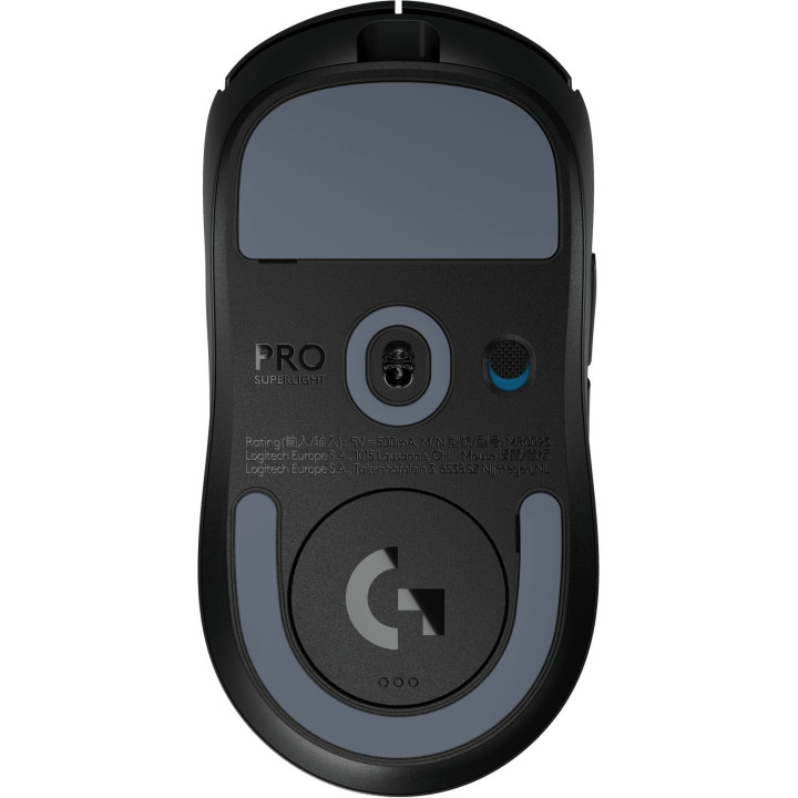 Безжична геймърска мишка Logitech G PRO X Superlight 2, HERO 2, 32000 DPI, 2.4G Wireless, Черна - 910-006631 - 12
