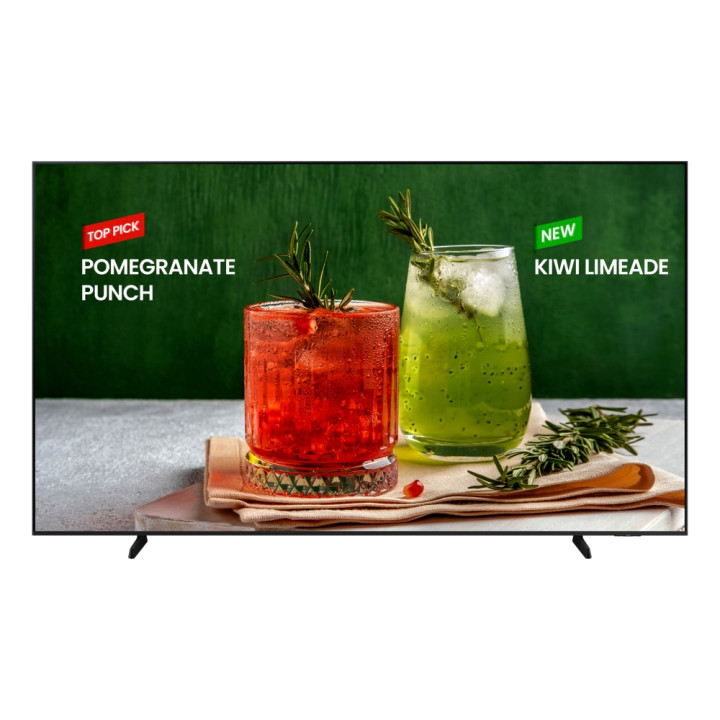 Телевизор Samsung Business TV LH98BEDH, 98" 4K 3840x2160 LED, 120Hz, Tizen Smart TV, Wi-Fi, 3 HDMI, DVB-T2/C/S2 - LH98BEDHLGUXEN