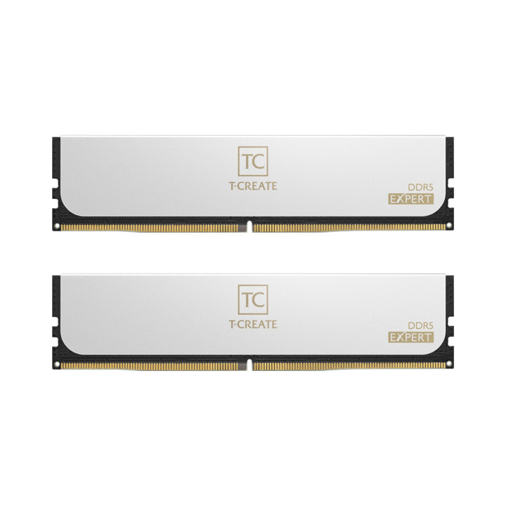 RAM памет Team Group T-Create Expert White, 32GB (2x16GB) DDR5 6000MHz CL38 - CTCWD532G6000HC38ADC01 - 1