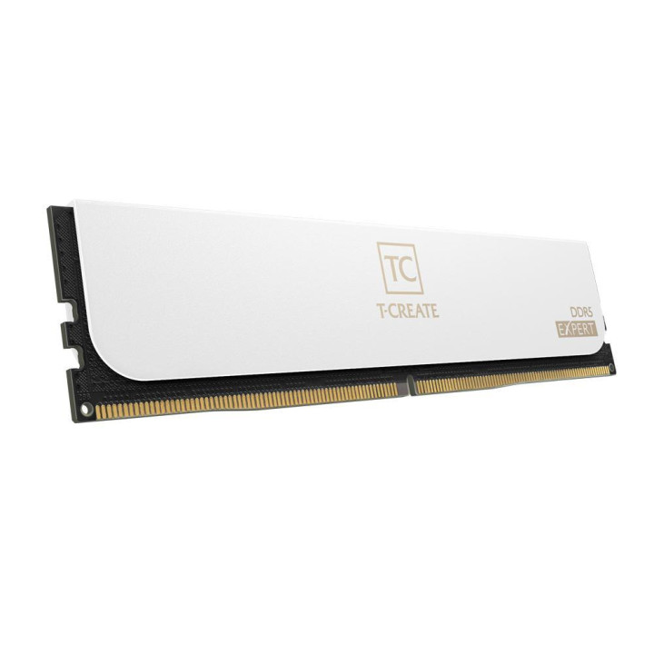 RAM памет Team Group T-Create Expert White, 32GB (2x16GB) DDR5 6000MHz CL38 - CTCWD532G6000HC38ADC01 - 3