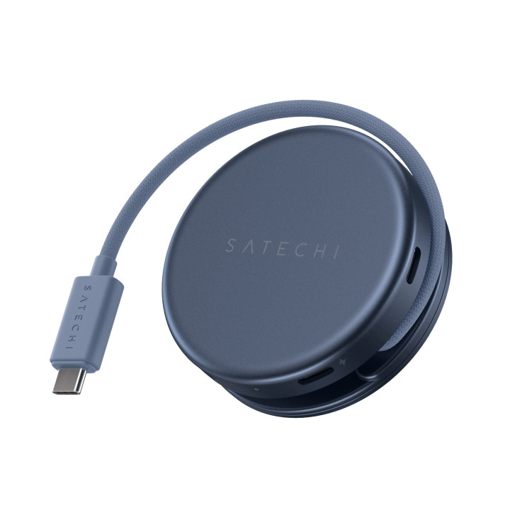 Докинг станция Satechi OnTheGo 5-in-1, 1x HDMI 4K 60Hz, 1x USB-C 5Gbps, 1x USB-A 3.0 5Gbps, 1x USB-C PD 60W, четец за SD карти, 