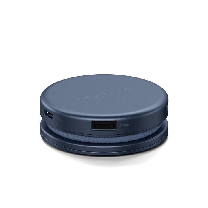 Докинг станция Satechi OnTheGo 5-in-1, 1x HDMI 4K 60Hz, 1x USB-C 5Gbps, 1x USB-A 3.0 5Gbps, 1x USB-C PD 60W, четец за SD карти, 