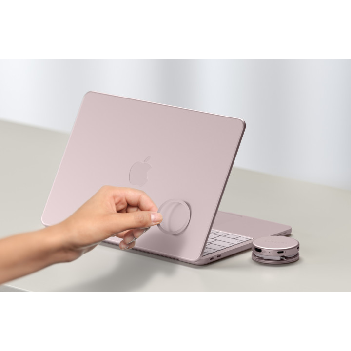 Докинг станция Satechi OntheGo 5-in-1, 1x HDMI 4K 60Hz, 1x USB-C 5Gbps, 1x USB-A 3.0 5Gbps, 1x USB-C PD 60W, четец за SD карти, 