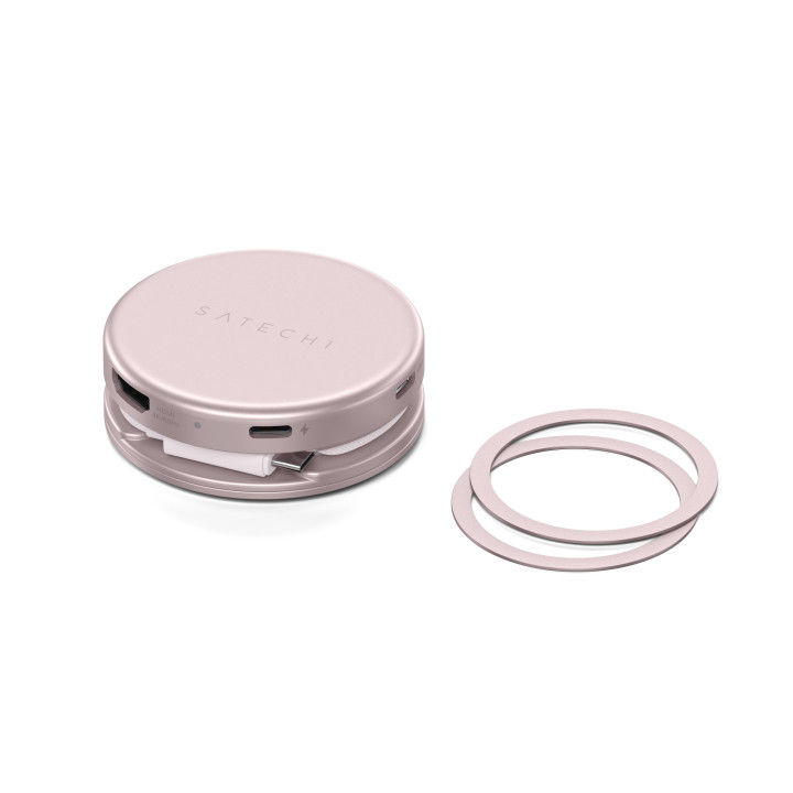 Докинг станция Satechi OntheGo 5-in-1, 1x HDMI 4K 60Hz, 1x USB-C 5Gbps, 1x USB-A 3.0 5Gbps, 1x USB-C PD 60W, четец за SD карти, 