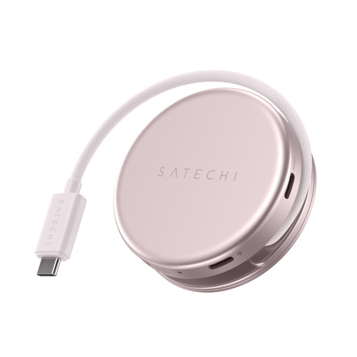 Докинг станция Satechi OntheGo 5-in-1, 1x HDMI 4K 60Hz, 1x USB-C 5Gbps, 1x USB-A 3.0 5Gbps, 1x USB-C PD 60W, четец за SD карти, 