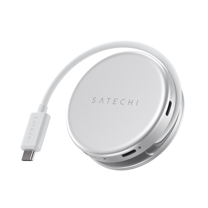 Докинг станция Satechi OnTheGo 5-in-1, 1x HDMI 4K 60Hz, 1x USB-C 5Gbps, 1x USB-A 3.0 5Gbps, 1x USB-C PD 60W, четец за SD карти, 