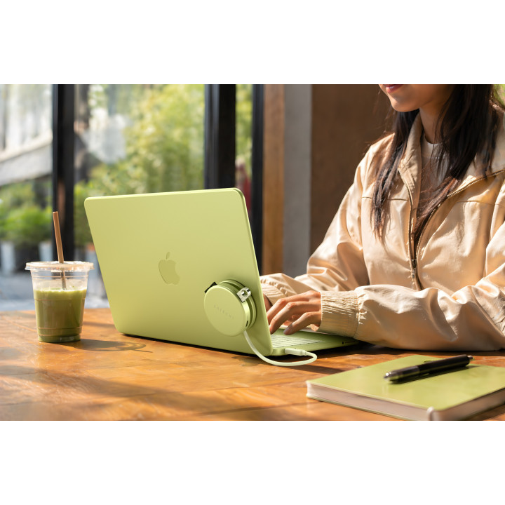 Докинг станция Satechi OntheGo, 5-in-1, HDMI 4K 60Hz, USB-C 5Gbps, USB-A 3.0 5Gbps, USB-C PD 60W, SD четец, Citrus - ST-POTG5Y -