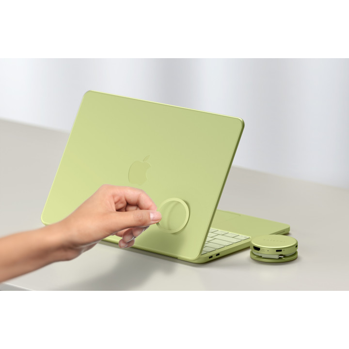 Докинг станция Satechi OntheGo, 5-in-1, HDMI 4K 60Hz, USB-C 5Gbps, USB-A 3.0 5Gbps, USB-C PD 60W, SD четец, Citrus - ST-POTG5Y -