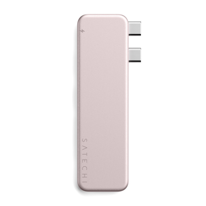 Докинг станция Satechi Snap, USB-C, HDMI 4K 60Hz, USB-C 5Gbps, USB-A 3.0 5Gbps, USB-C PD, microSD/SD четец, Blush - ST-HUSNP - 9