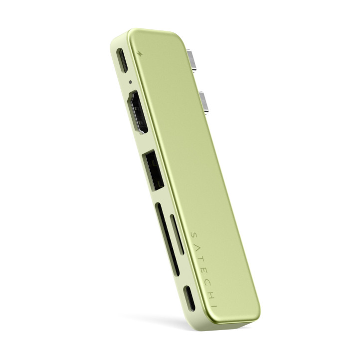 Докинг станция Satechi USB-C Snap Hub, 1x HDMI 4K 60Hz, 1x USB-C 5 Gbps, 1x USB-A 3.0 5 Gbps, 1x USB-C PD, 1x microSD, 1x SD, Ci