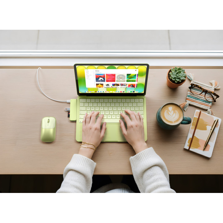 Докинг станция Satechi USB-C Snap Hub, 1x HDMI 4K 60Hz, 1x USB-C 5 Gbps, 1x USB-A 3.0 5 Gbps, 1x USB-C PD, 1x microSD, 1x SD, Ci