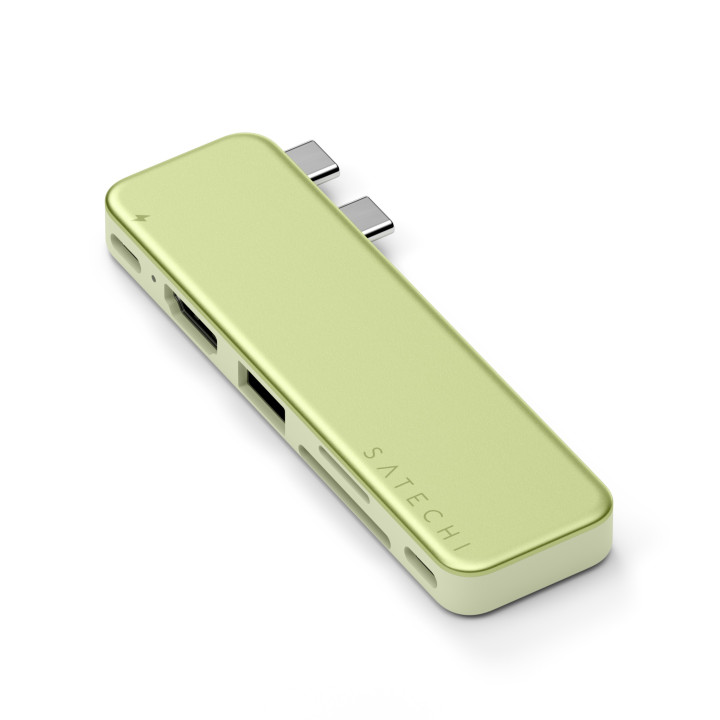 Докинг станция Satechi USB-C Snap Hub, 1x HDMI 4K 60Hz, 1x USB-C 5 Gbps, 1x USB-A 3.0 5 Gbps, 1x USB-C PD, 1x microSD, 1x SD, Ci