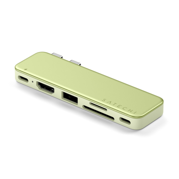 Докинг станция Satechi USB-C Snap Hub, 1x HDMI 4K 60Hz, 1x USB-C 5 Gbps, 1x USB-A 3.0 5 Gbps, 1x USB-C PD, 1x microSD, 1x SD, Ci