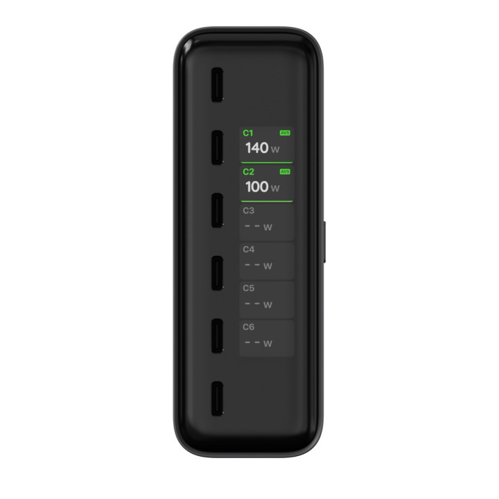 Зарядно устройство Satechi ChargeView, 240W, 6x USB-C, Space Black - ST-C6CV240C-EU - 10