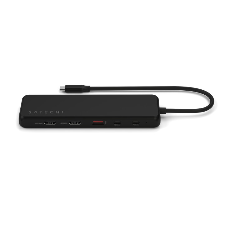 USB-C докинг станция Satechi 13-in-1 Triple Display Multiport, 3x дисплей, черен - ST-P3D13K - 8