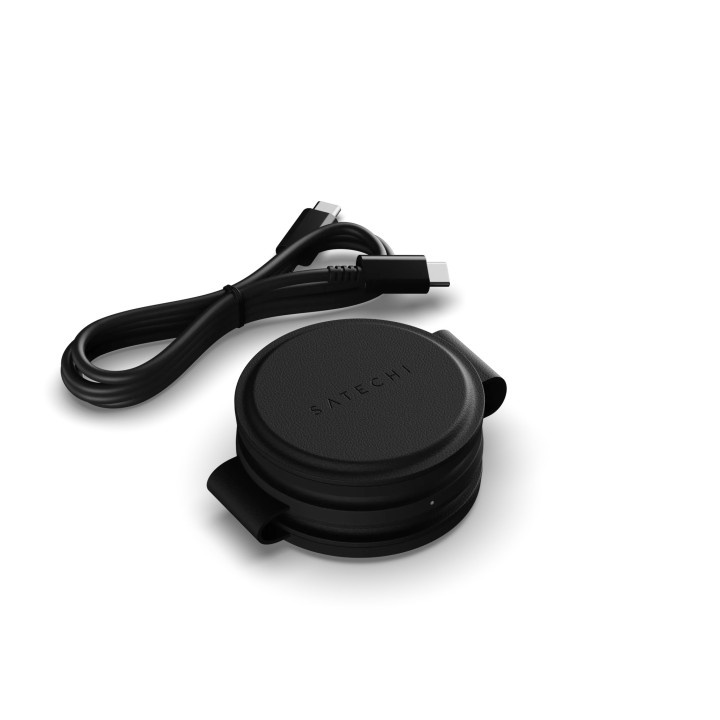 Безжично зарядно Satechi OntheGo 3-in-1, черно - ST-QTG31K - 3
