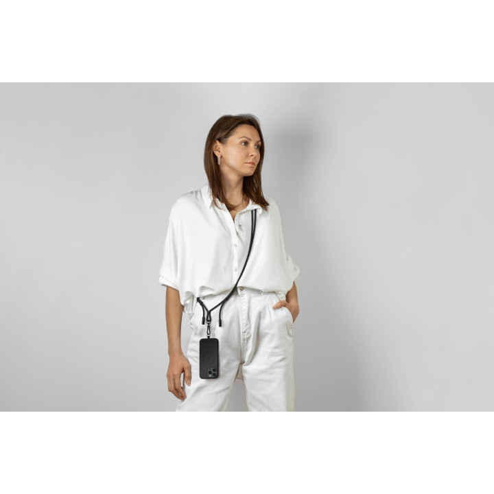 Кабел с връзка за носене Satechi OntheGo Crossbody Lanyard, черен - ST-LOTGLK - 2